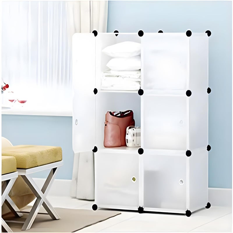 HOWDIA 3.6â€¯cmâ€¯/â€¯1.417â€³ ABS Plastic Wire Cube Connectors (50â€¯Pack) â€“ Quick Snap-On Fit | Suitable for 4â€¯mm Wire Grids, Small Animal Playpen & Mesh Storage | Black - Image 4